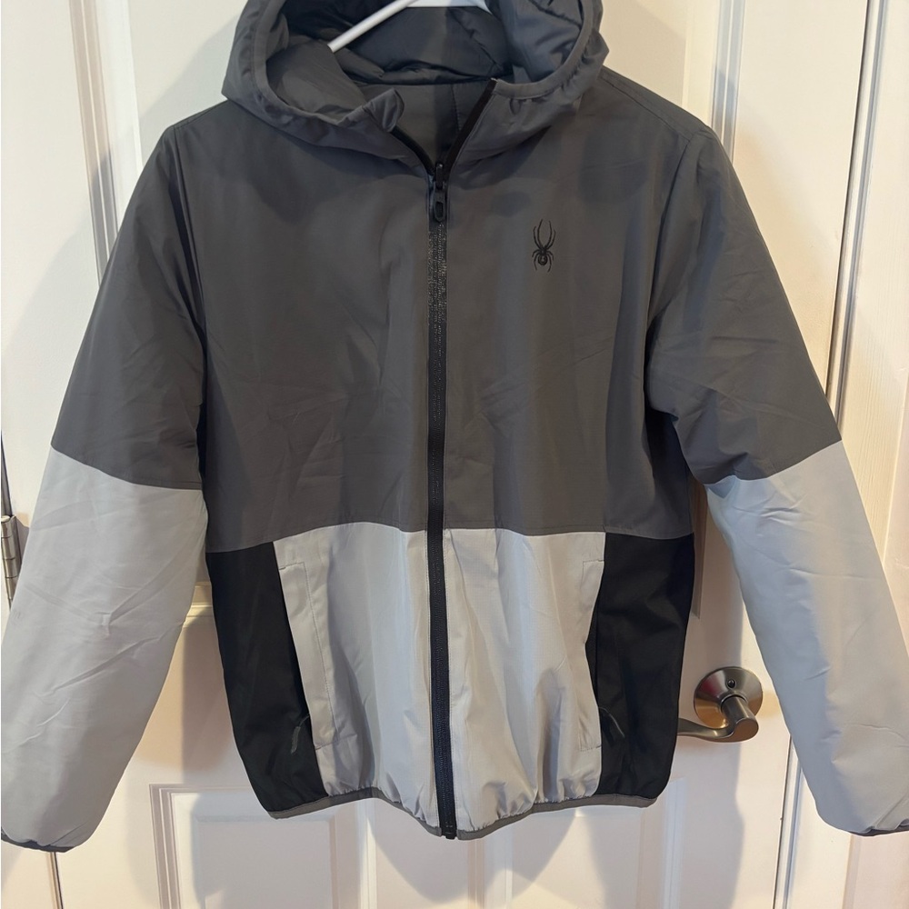 Spyder Two-Tone Kids Puffer Jacket